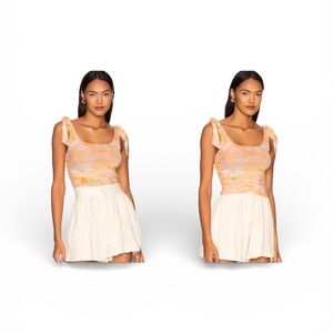 Free People Avenue Tank in Ivory Combo